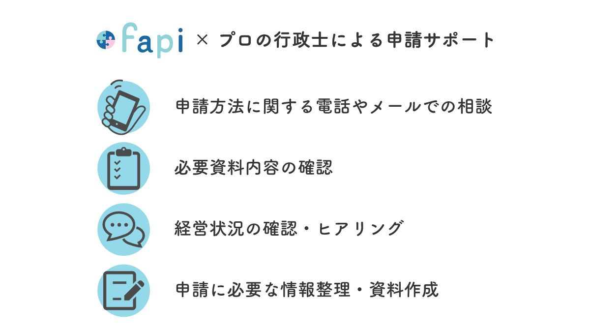 スキル管理・アサイン管理支援ツール fapi　プロの行政士による申請サポート
