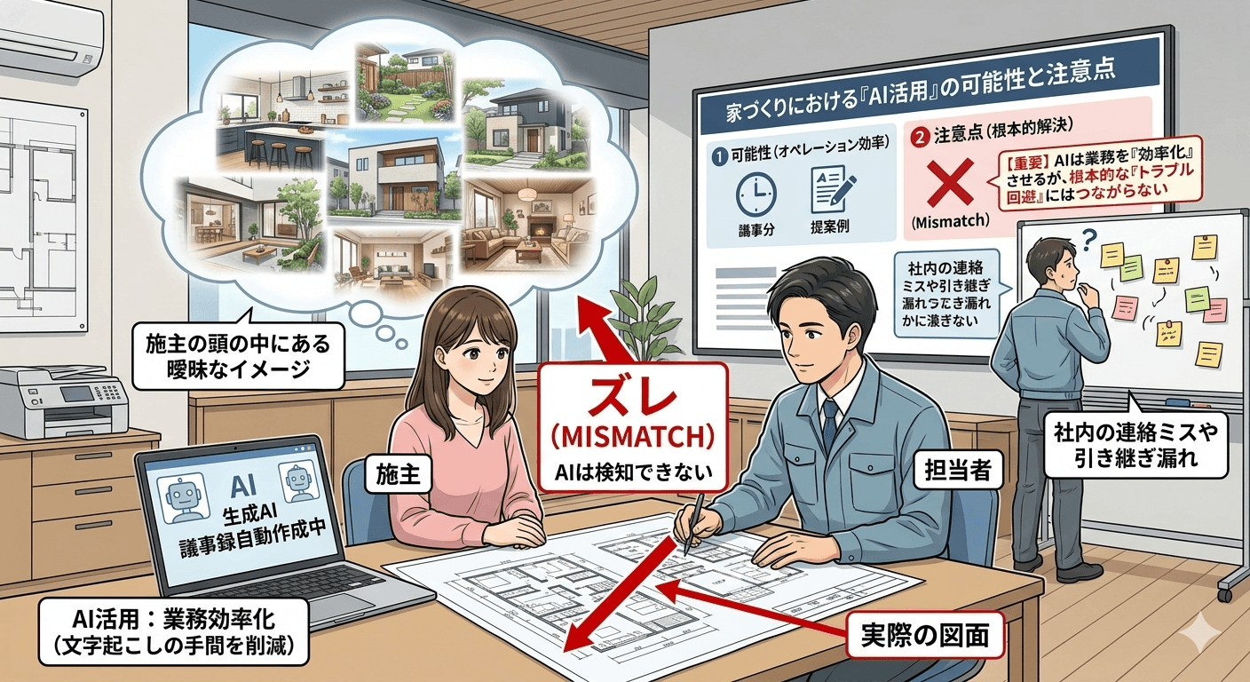 【重要】家づくりにおける「AI活用」の可能性と注意点