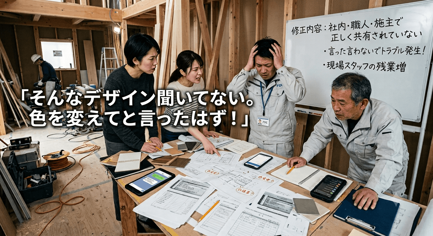 注文住宅の新築やリフォームの現場で、こんな「お悩み」はありませんか？