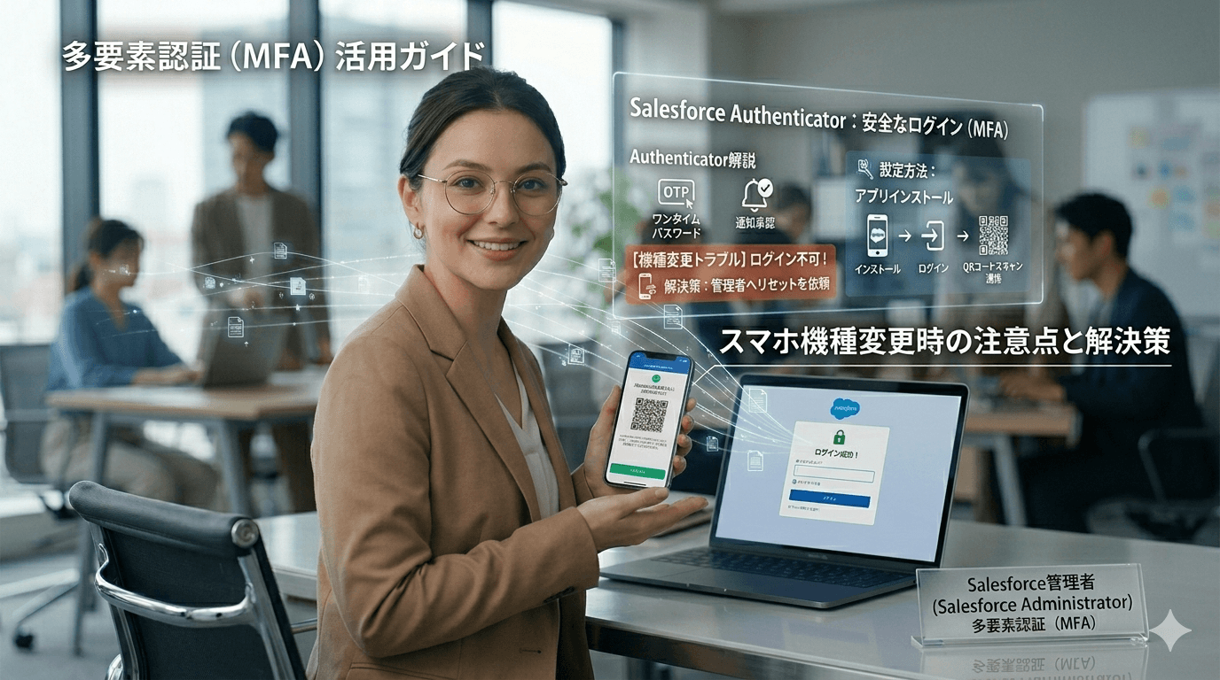 Salesforce Authenticator：安全なログインのための多要素認証（MFA）？