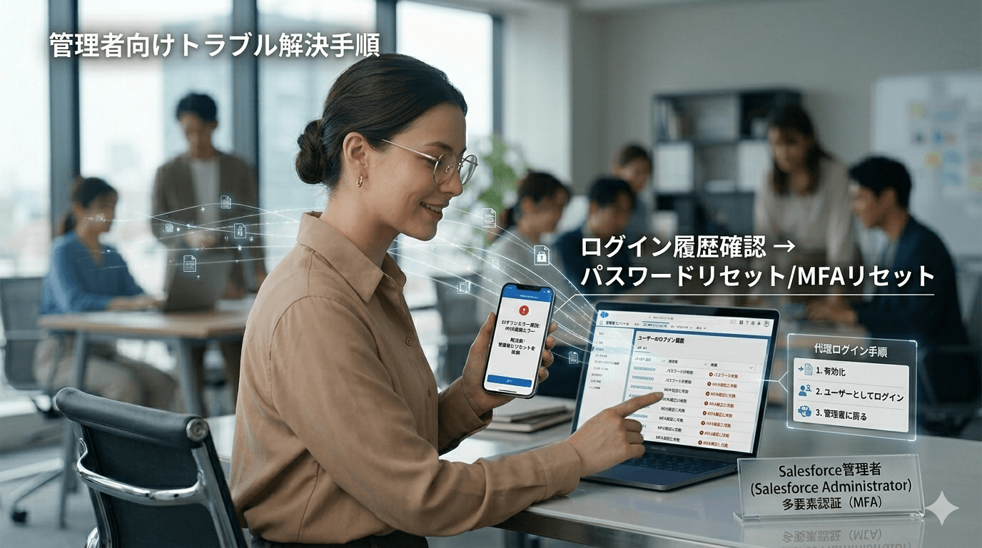 システム管理者向け：ユーザーのログイントラブル解決方法