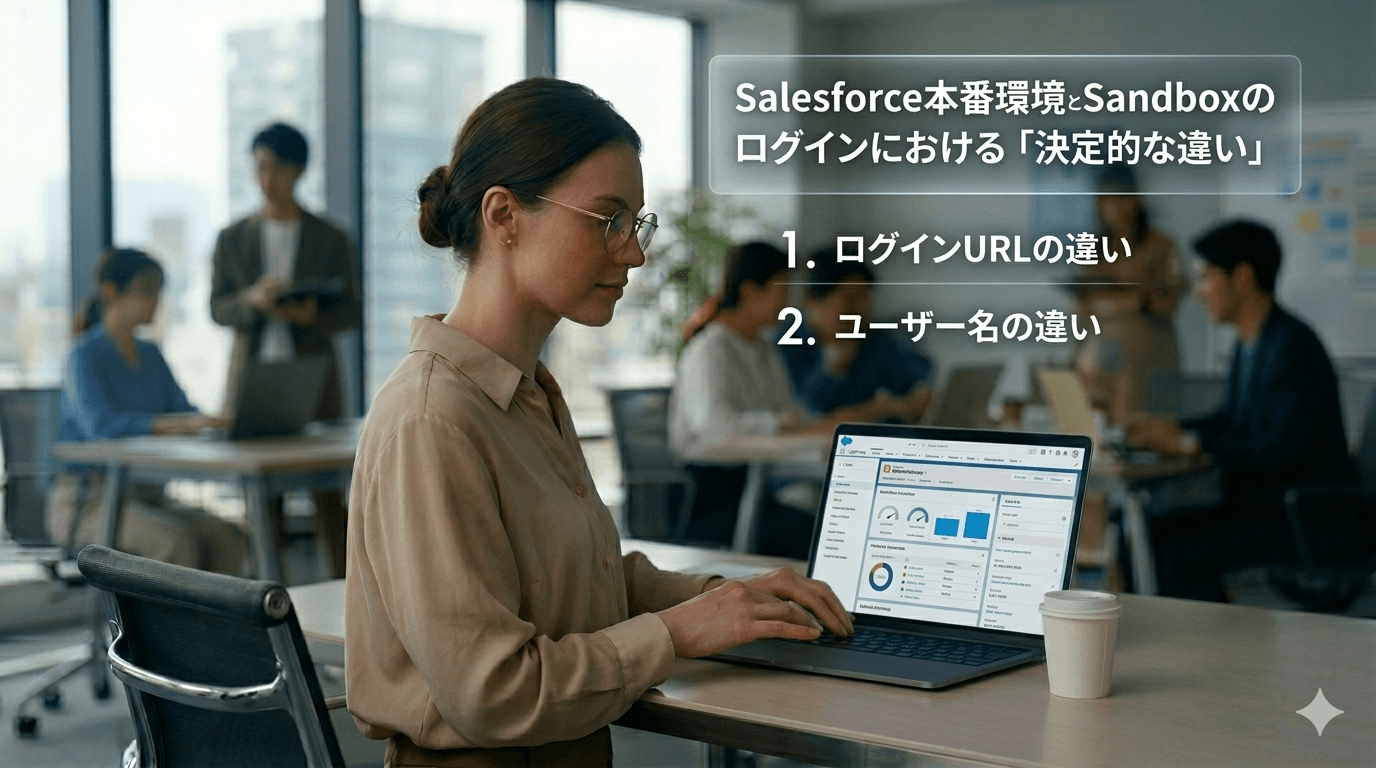 Salesforce本番環境とSandboxのログインにおける「決定的な違い」